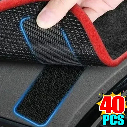 Self Adhesive Hook and Loop Tape Extra Strong Double Sided Fastener for Carpet