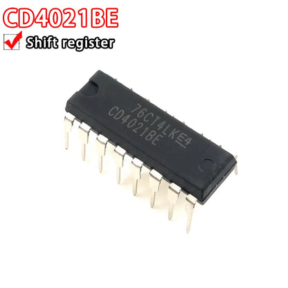 5PCS CD4015BE CD4017BE CD4019BE CD4020BE CD4021BE CD4026BE CD4029BE CD4040BE CD4060BE CD4094BE DIP-16 ICs