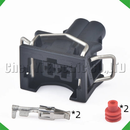 2 Pin Fuel Injector Connector Wire Harness Plug 829441-1 Automotive