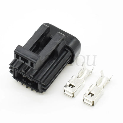 DJ70210-6.3-21 2-Pin 6.3mm Automotive Connector Wire Harness Housing for Car Wiring