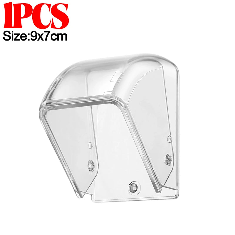 Wireless Doorbell Cover Outdoor Waterproof Call Cover Transparent Door Bell Button Protector Dustproof Ring Button Rain Cover
