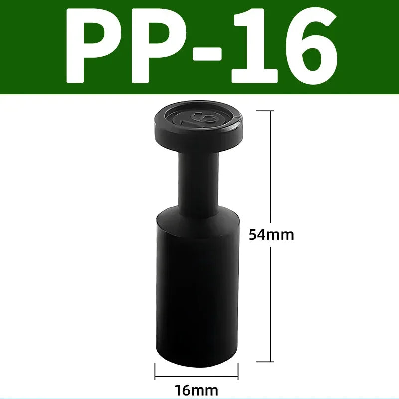 PP PPF Nylon Pneumatic Blanking Plug Hose Tube Push Fit Connector Air Line 4mm 6mm 8mm 10mm 12mm 16mm