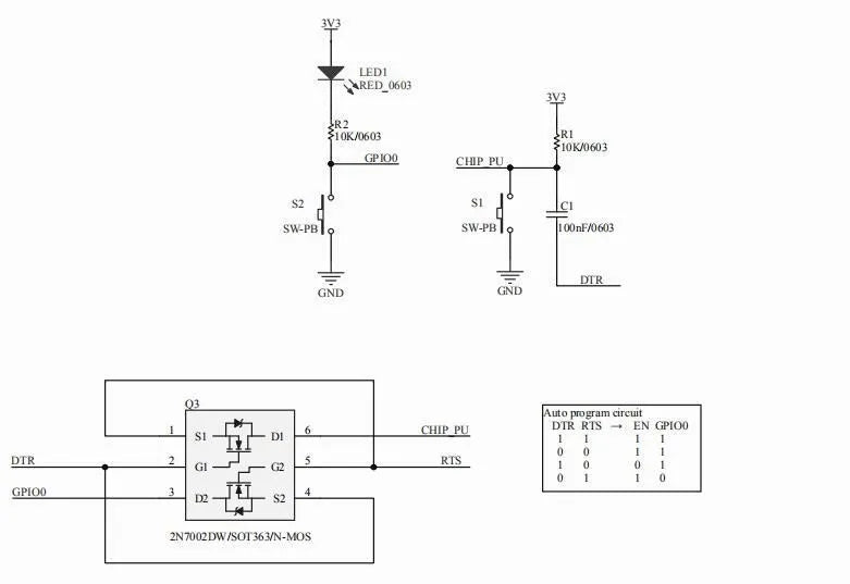 ESP8266/ESP32 Development Board Test Programmer and Downloader Socket for ESP Modules