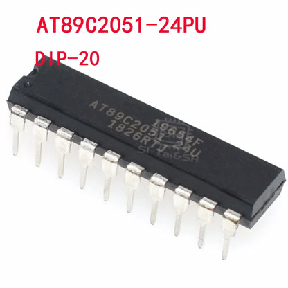 2PCS AT89C2051 20-Pin Microcontroller MCU Chip SOP20/DIP-20