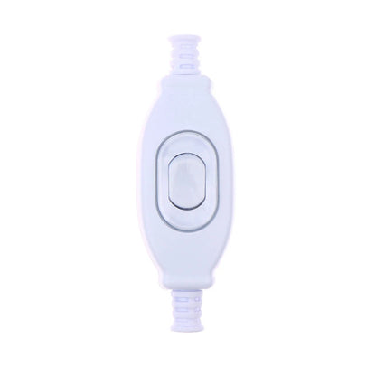 1PC 3A 250V Waterproof In Line Switch Cord Switch Round Wire Silver Contact Double Cut Switch Dust Switch