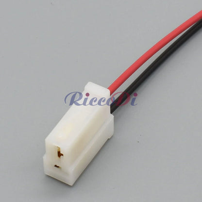 2 Pin 6.3mm Automotive Wiring Harness Connector Plug With Wire 161971989 / 161971988