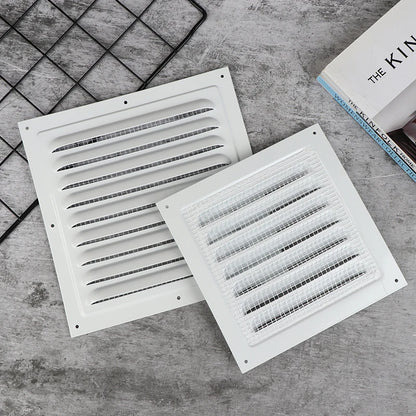 100-250mm Aluminum Alloy Air Vent Grille Square Vent Cover Exhaust Net