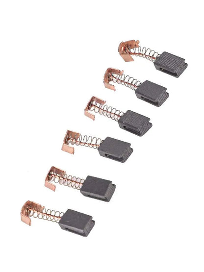 Carbon Brushes Set of 6 5x8x12mm for Angle Grinder G720 Spare Parts to Replace Worn Brushes and Restore Motor Brake