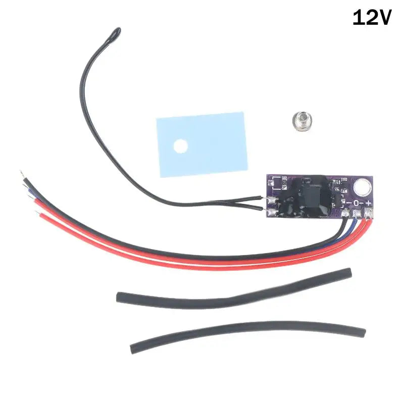 Automatic Speed Adjust Temperature Probe Compatible PC Fan Controller With 2-Wire 3-Wire Fans DC 5V 12V For Router CPU Heatsinks