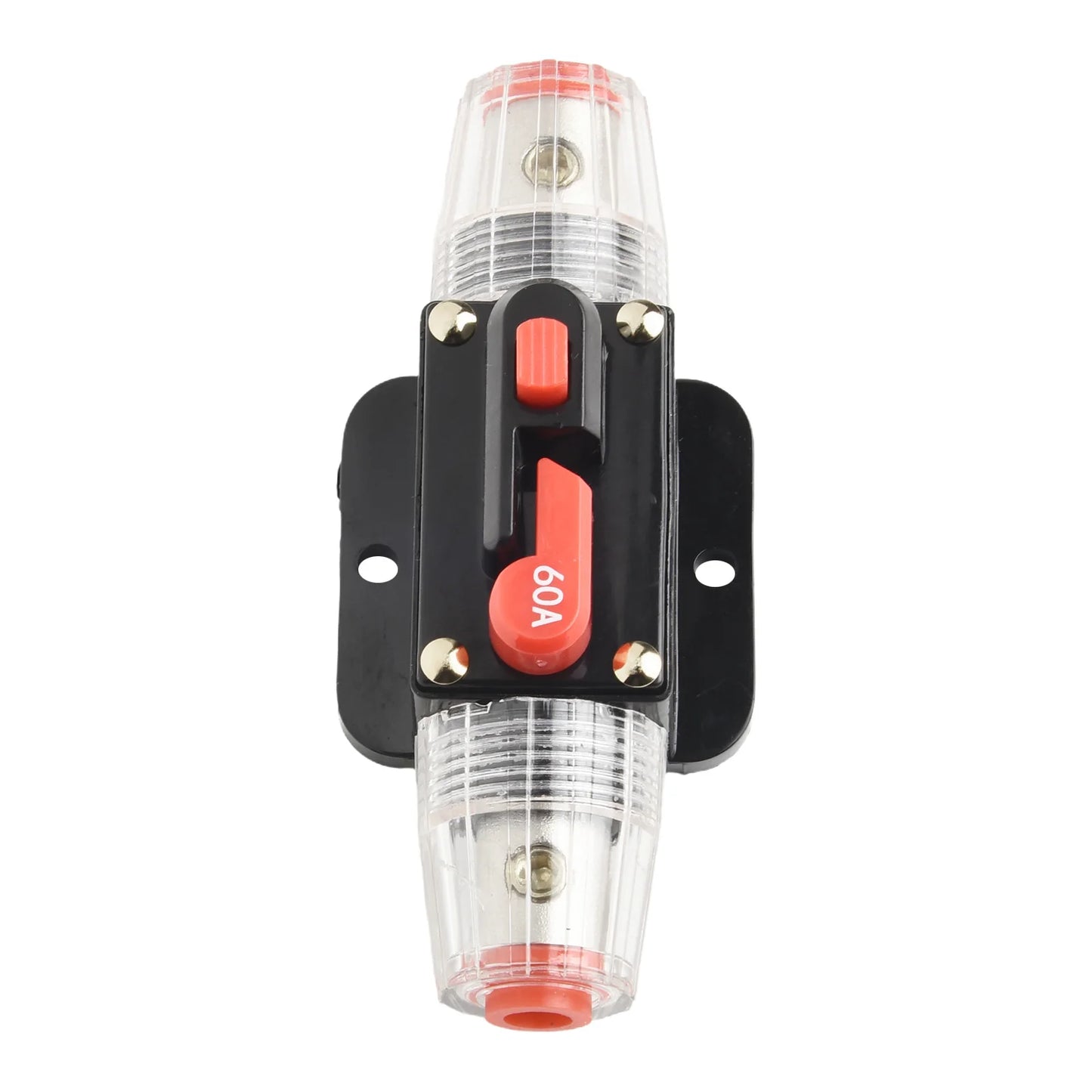 12V-24V DC Auto Inline Fuse Breaker Battery Safety Audio System Protection Overload Protection Device Temperature Resistance
