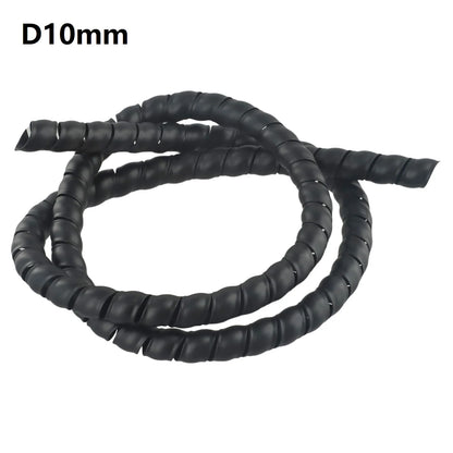 Spiral Wire Protector Hose Tube 1Meter for Cable Management and Protection in Home Office and Workshop Environments