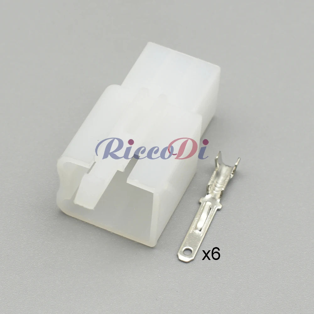 6 Pin 2.8mm MTW Connector 6030-6991 6040-6111 DJ7061A-2.8 PA66 Motorcycle Automotive Socket
