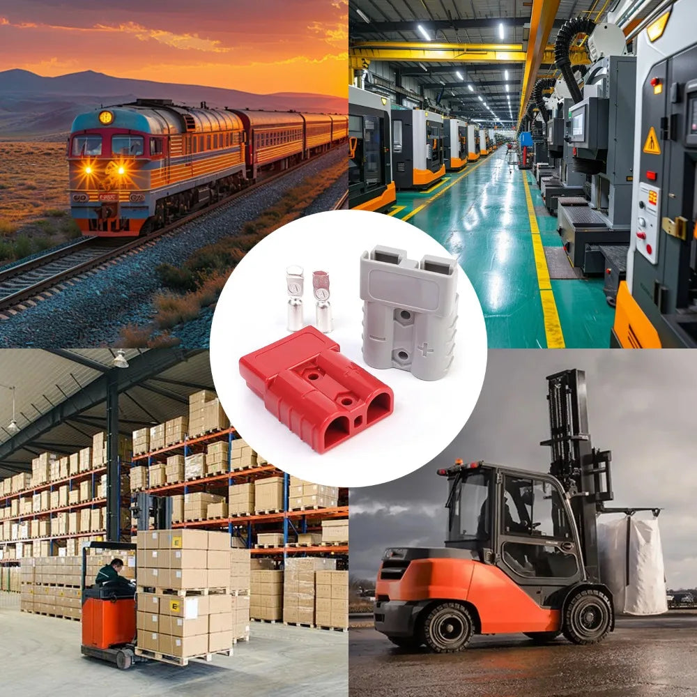 Forklift Battery Charging Plug & DC Energy Link Cable – Extension Extension Line for Battery & Air Conditioning Connector