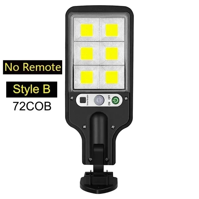 108COB Solar Street Lights Outdoor Waterproof Human Body Sensing Courtyard Garden Wall Household Lights Rural Road Wall Lights