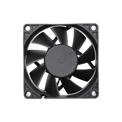 2pcs Cooling Fan Computer Case Heat Sink Fan 12V Computer Case Cooling Fans 70x70x20mm For Case Power Supplies 3200 RPM