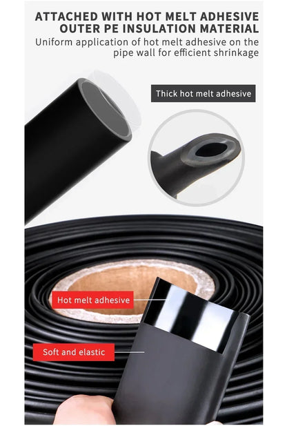 3:1 Dual Wall Heat Shrink Tubing 10M-200M Adhesive Lined Waterproof Wire Cable Sleeve