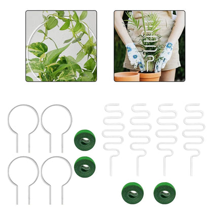 6pcs 34cm Bonsai Bracket Plant Climbing Frame Creative Flower Support Flower Arrangement Rack For Climbing Plants