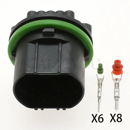GL301-14021 / GL291-14021 Automotive 14-Pin Waterproof Headlight Connector — Hyundai / KIA LED Lamp Wiring Socket