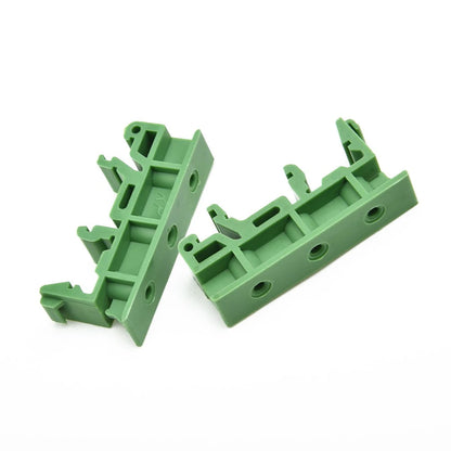 PCB DIN C45 Rail Mount Adapter for DIN 35 Mounting Rails, Plastic PCB Bracket Clips, 35mm Electrical Part