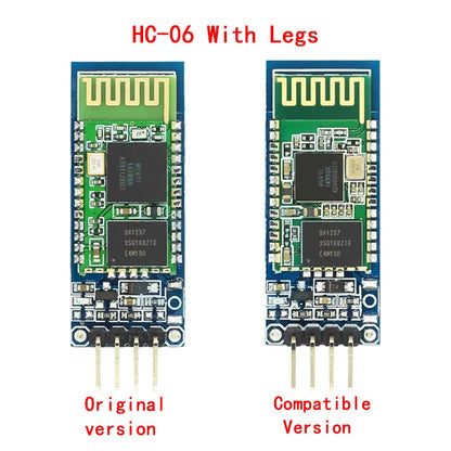 HC-05 HC-06 Bluetooth Serial Module Master-Slave 6Pin/4Pin Wireless Pass-Through for Arduino