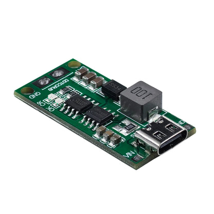 Multi-Cell 2S-4S Type-C Boost Charger Step-Up Module for 7.4V-16.8V LiPo and Li-Ion 18650 Batteries