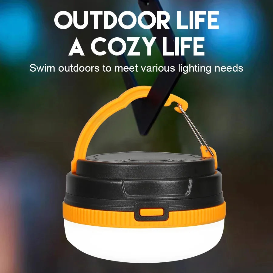 Portable LED Camping Light 3 Lighting Modes Use 3*AAA Battery Camp Lamp For Outdoor Waterproof Camping Hiking Emergency Lantern