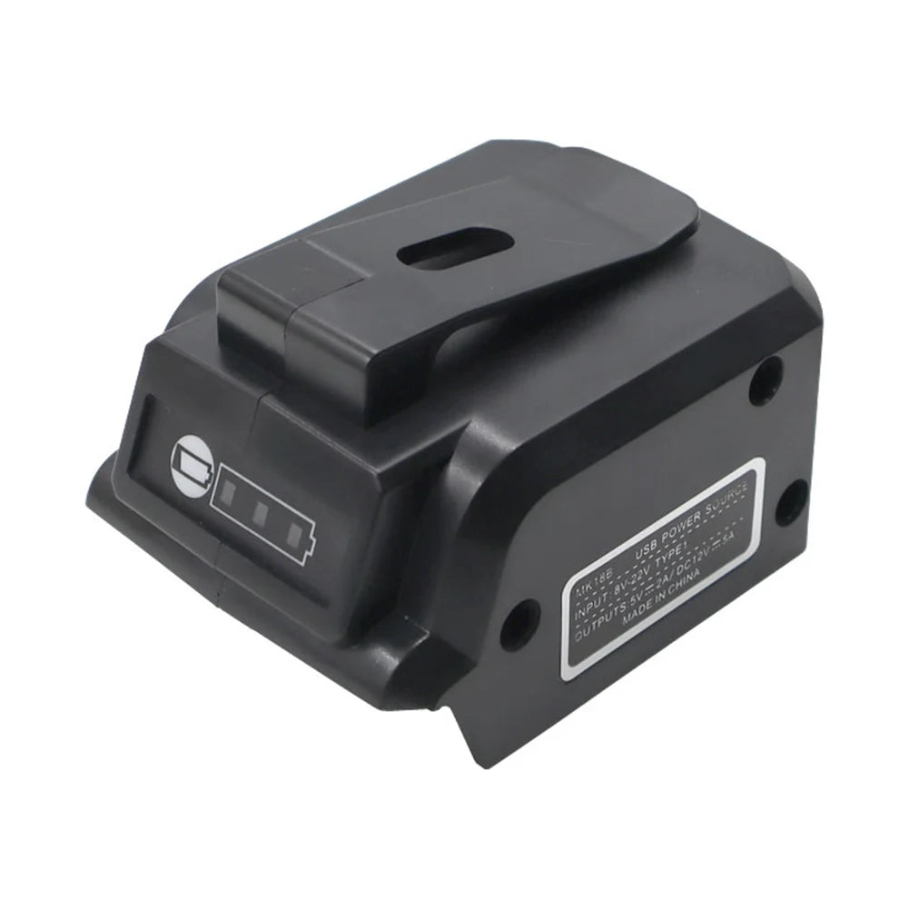 MK18B Battery Adapter For 18V Li-Ion USB Charger 12V DC Output Connector For Heated Jackets And Handbags Battery Adapter