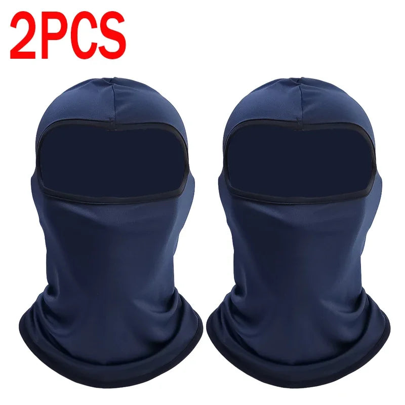 Breathable Ice Silk Cycling Balaclava Face Mask Neck Cover