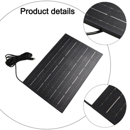 Outdoor Charger ABS PC IP Waterproof And Weatherproof IP65 Waterproof Solar Camera Charging Board Sustainable Energy Solution