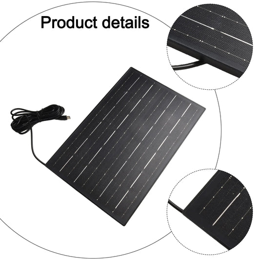 Outdoor Charger ABS PC IP Waterproof And Weatherproof IP65 Waterproof Solar Camera Charging Board Sustainable Energy Solution
