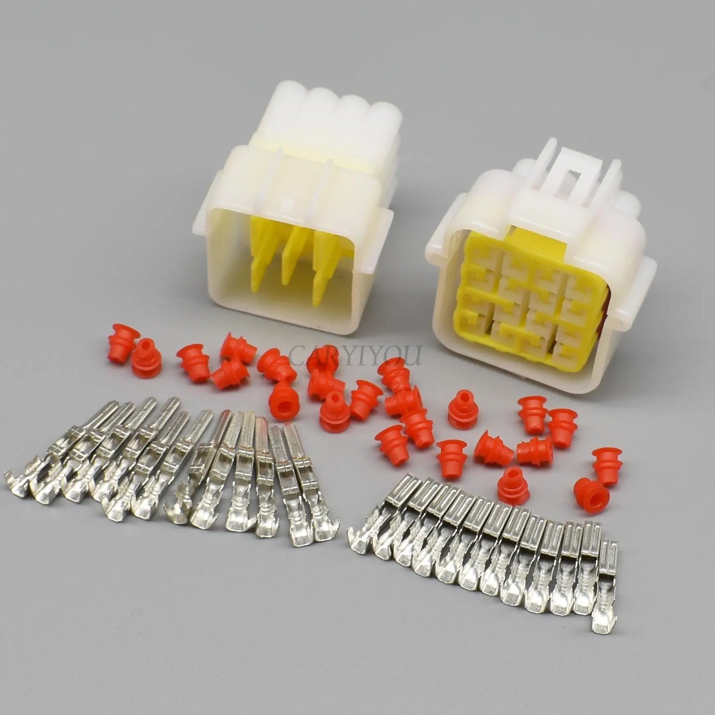 FW-C-16M-B / FW-C-16F-B Automotive 16-Pin Waterproof Wire Socket — Furukawa Male & Female Connector with Cables