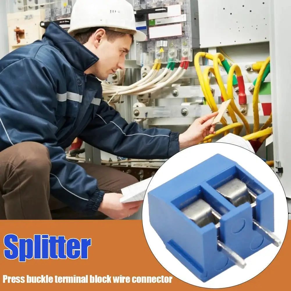 PCB Mount Screw Terminal Block Connector KF301 2P-4P 5.0 / 5.08mm Straight Pin