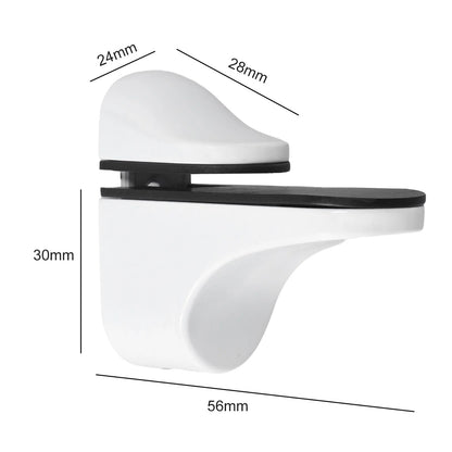 Glass Shelf Support Adjustable Shelf Support Home Decor Furniture Setup Elegant Home Decor High-quality Zinc Alloy