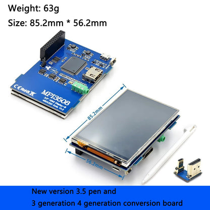 3.5-Inch Full HD 1920x1080 LCD Touch Screen with USB and HDMI for Raspberry Pi and Orange Pi