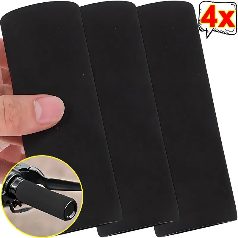 Motorcycle Grip Covers Anti Vibration Comfort Foam Slip-On Handlebar Grips Universal Soft Sponge Sleeve Non-Slip for Motorbike