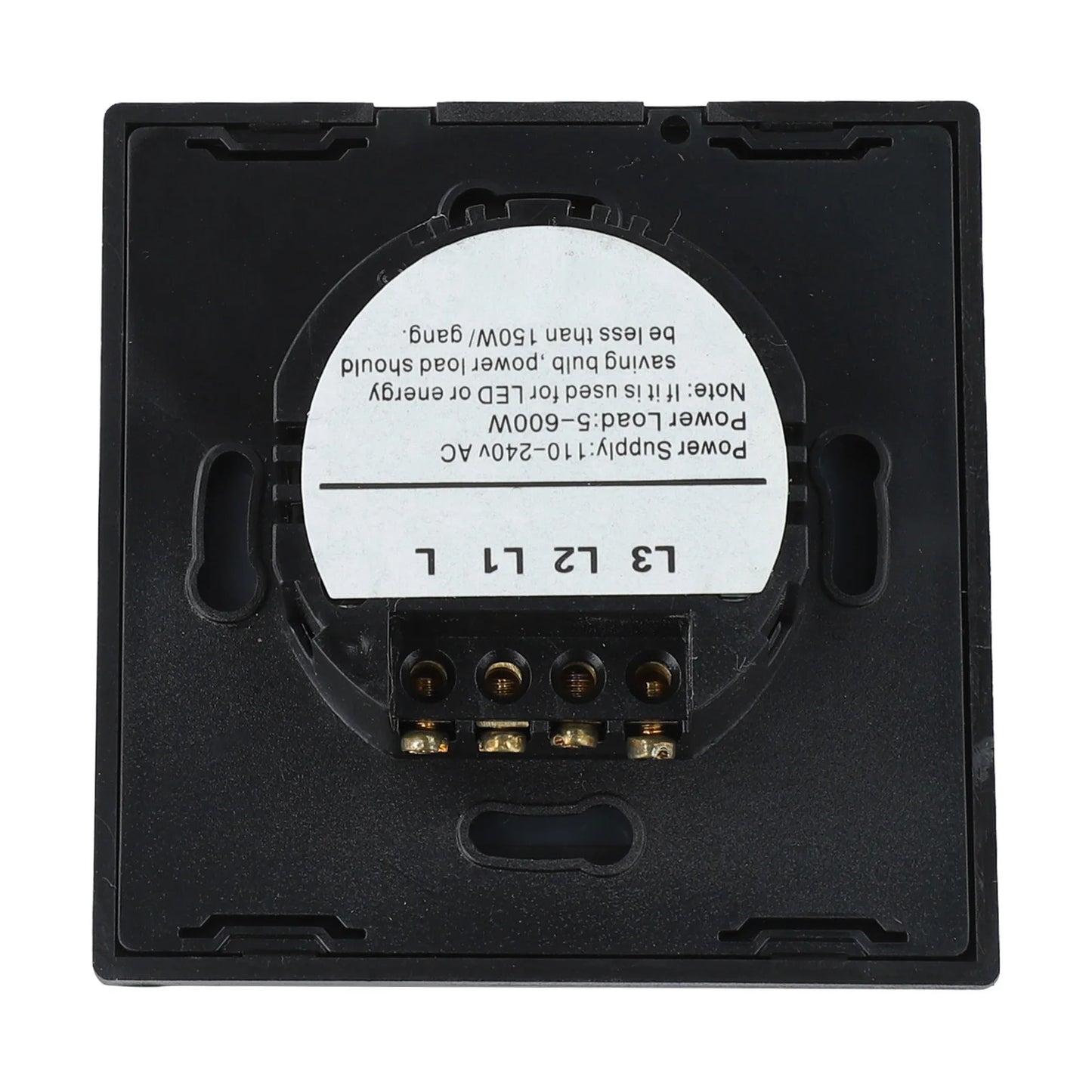 Contemporary 3 Gang Touch Light Switch Engineered to Work Seamlessly With All Your Lighting Fixtures in Any Location