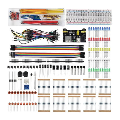 Arduino UNO Compatible Electronics Starter Kit ¨C DIY Components with Breadboard and Storage Box