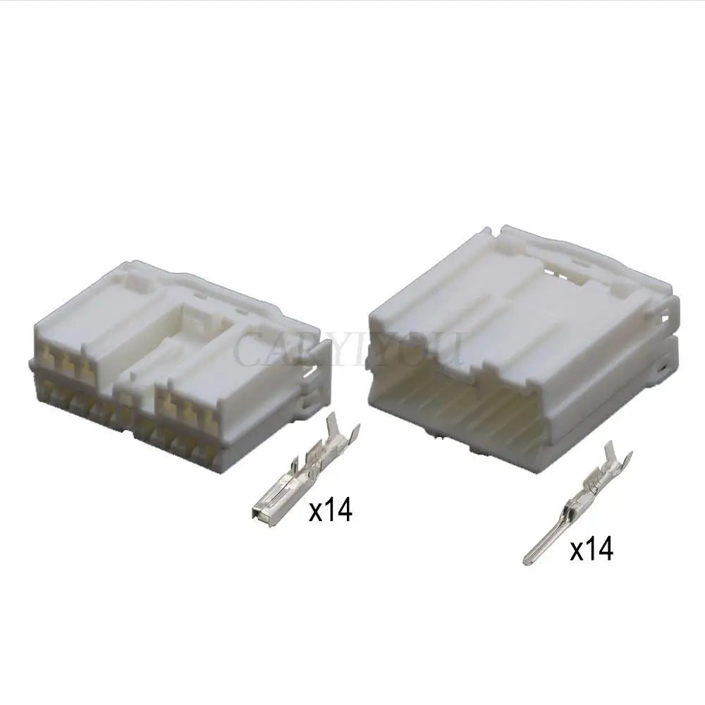 14 Pin Automotive Audio Power Window Connector 7123-8346 7122-8346 DJ7142Y-2 PA66 Male Female