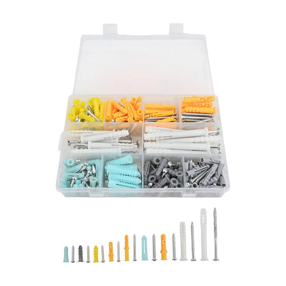 300pcs M5 M6 M8 Self Tapping Expansion Screw High Strength Self-tapping Screws Kit Wall Anchors And Screws For Drywall Tools
