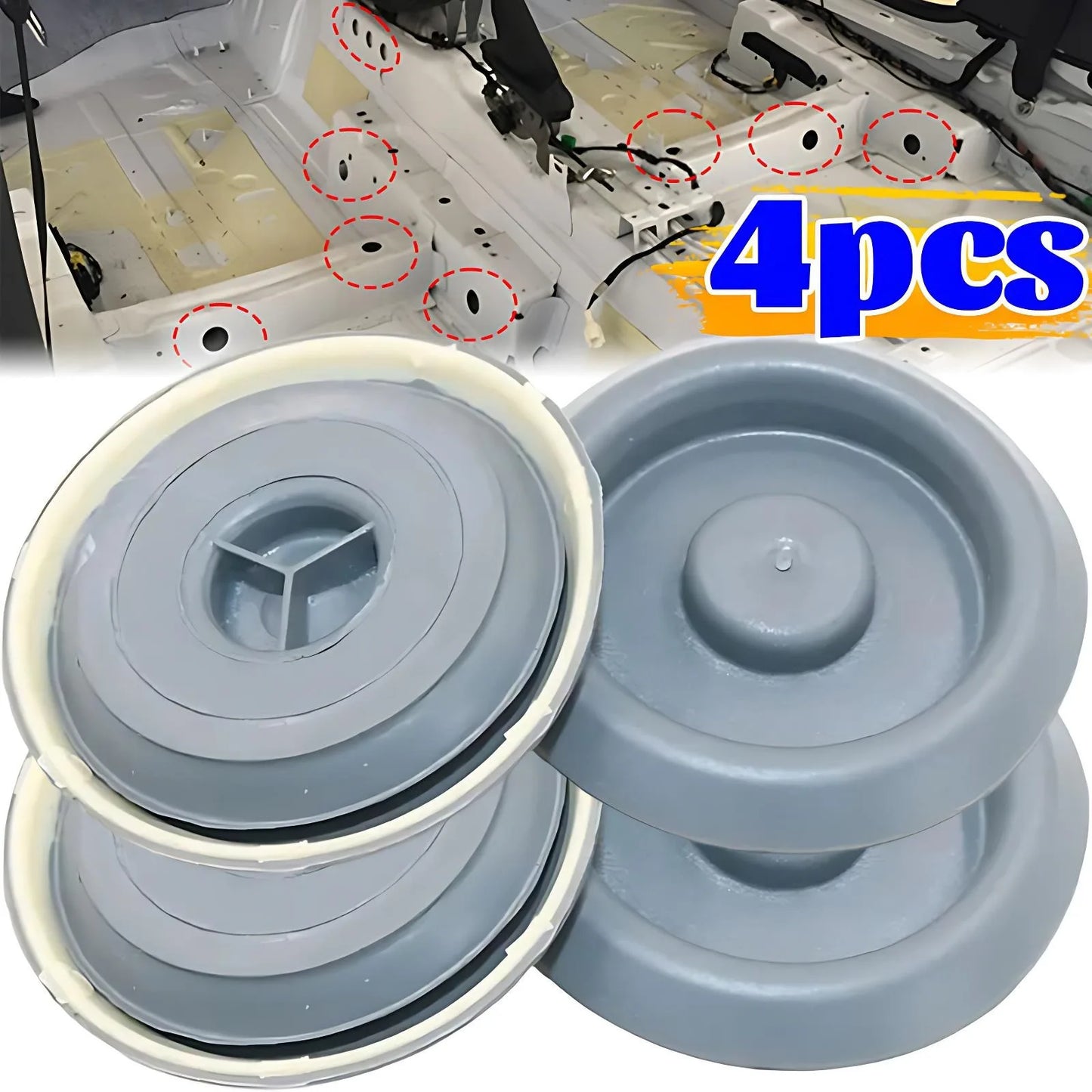 Floor Pan Blanking Plug Chassis Hole Cover Waterproof Grommet Kit