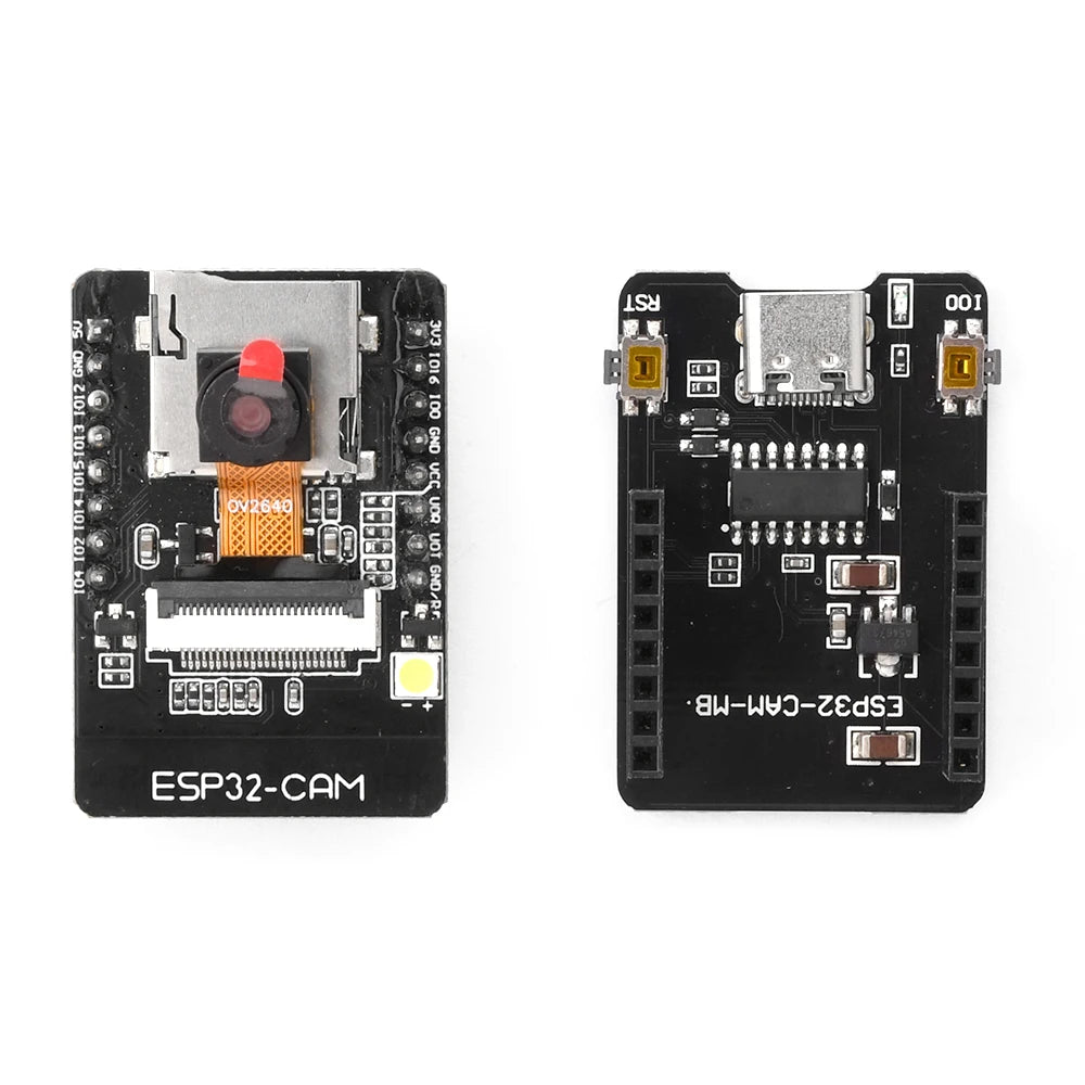 ESP32-CAM Development Board with Type-C, FT232/CH340, Bluetooth and OV2640 Camera