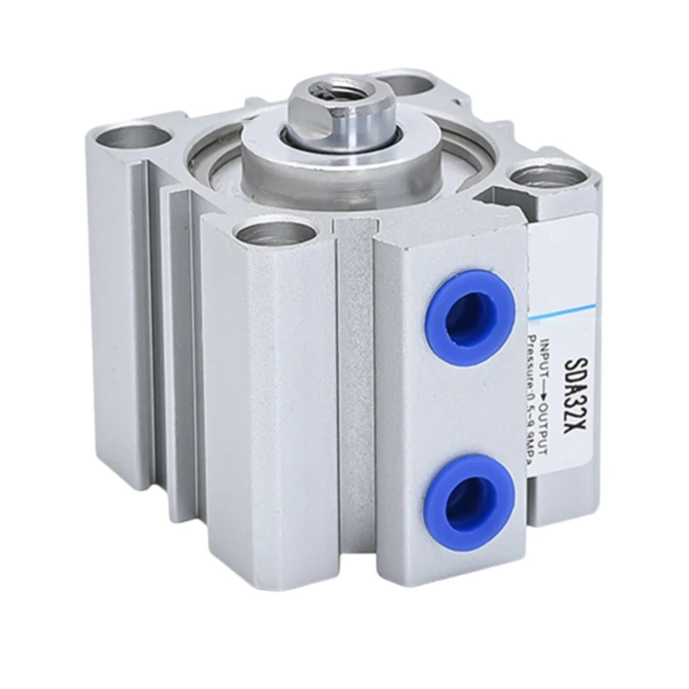 1pcs SDA Thin Cylinder 32X35 Pneumatic Air Cylinder 32mm Bore 35mm Route Thin Air Cylinder 1/8 PT 30-800 Mm/s