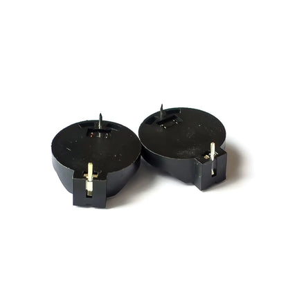5pcs CR2032 DIP Battery Holder Socket Case for Button Cell Coin Batteries, Black