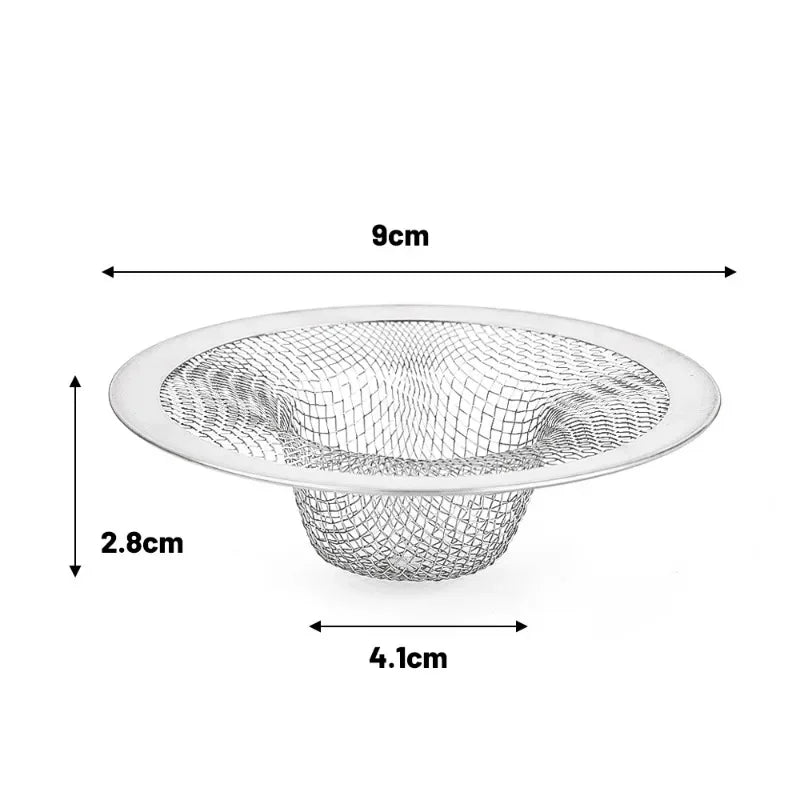 20x Stainless Steel Sink Filter Kitchen Bathroom Floor Drain Mesh Filters Drain Basket Waste Screen Hole Trap Strainer Stopper