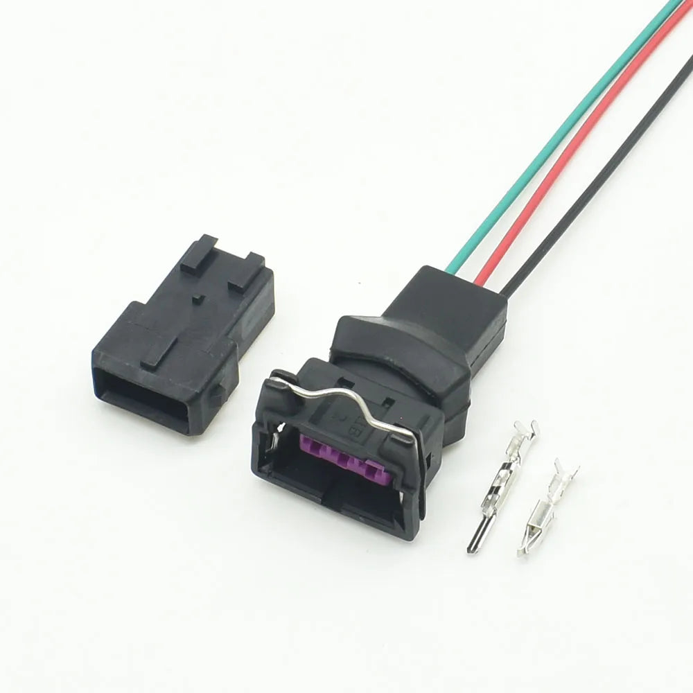 3 Pin EV1 Fuel Injector Connector 443906233 443906247 DJ7031-3.5 Male Female Automotive