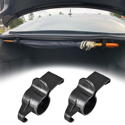 Car Umbrella Holder & Trunk Hook – Multi-Functional Storage Organizer for Umbrella, Towel & Accessories (1/4pcs)