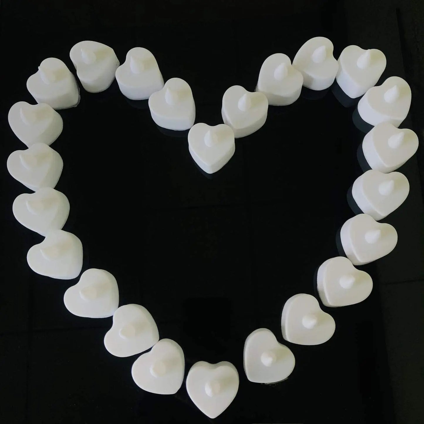24Pcs/Set Flameless LED Candle Creative wishing Led Tea Light Warm White Flameless Candle Halloween Christmas Decor Candle Light
