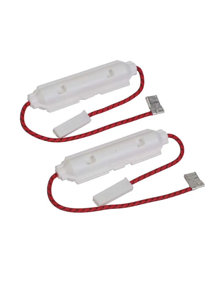Microwave Oven Fuse Holder with 5KV High Voltage Fuses 0 65 to 0 9A Current Range Includes 2 Replacement Pieces