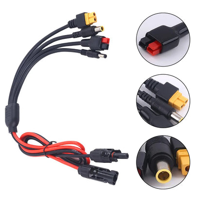 For Anker 521 4-in-1 Solar Charging Cable For Solar Panels For Power Stations Silicone Wire Pvc Stable Current