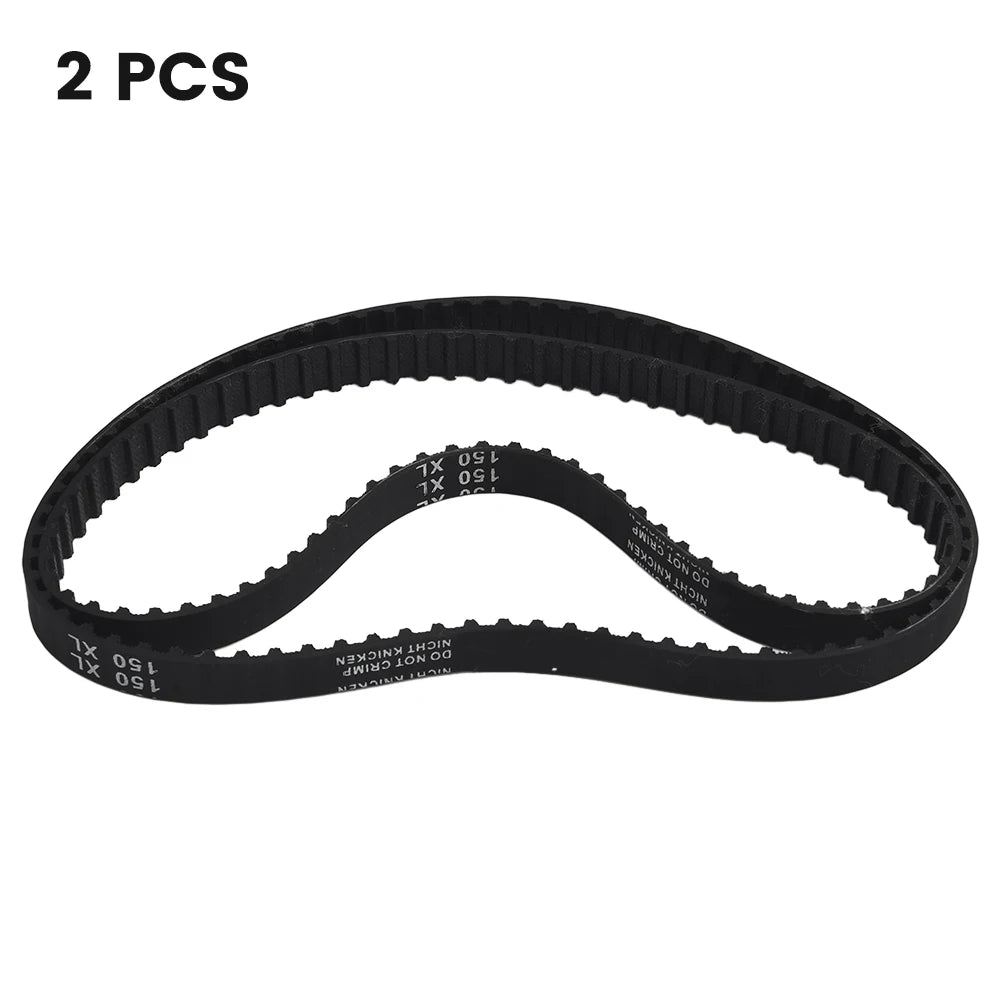 Geared Belt Cog Cog Geared Belt Stable transmission Low Noise Low noise Parts Stable Transmission 2pcs 90228-060 Black
